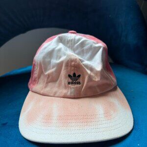 Pink Tie Dye Adidas Hat